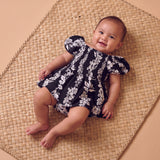 Black Mauna Lani Sleeved Melody Romper