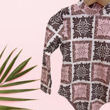 Wild Blossom Long Sleeve Swimsuit