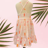 Pink Plumeria Palaka Brooklyn Dress