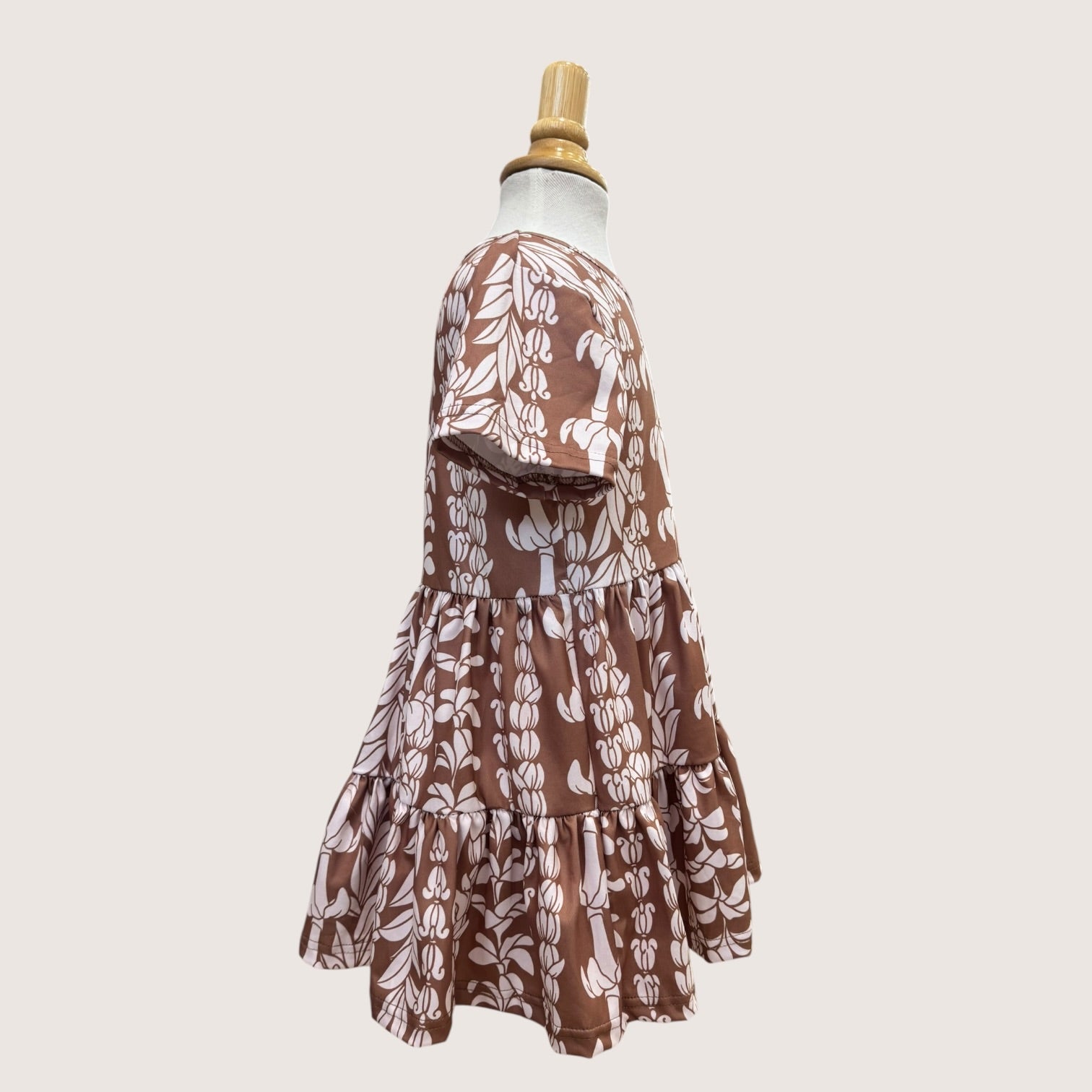 Brown Lei Tee Dress