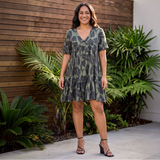 Sage Palm Sammy Dress