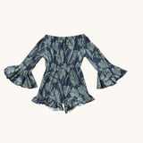 Midnight Palm Anela Romper