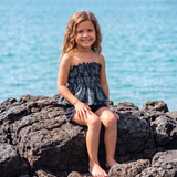 Kid's Midnight Palm Ka'a Tube Top