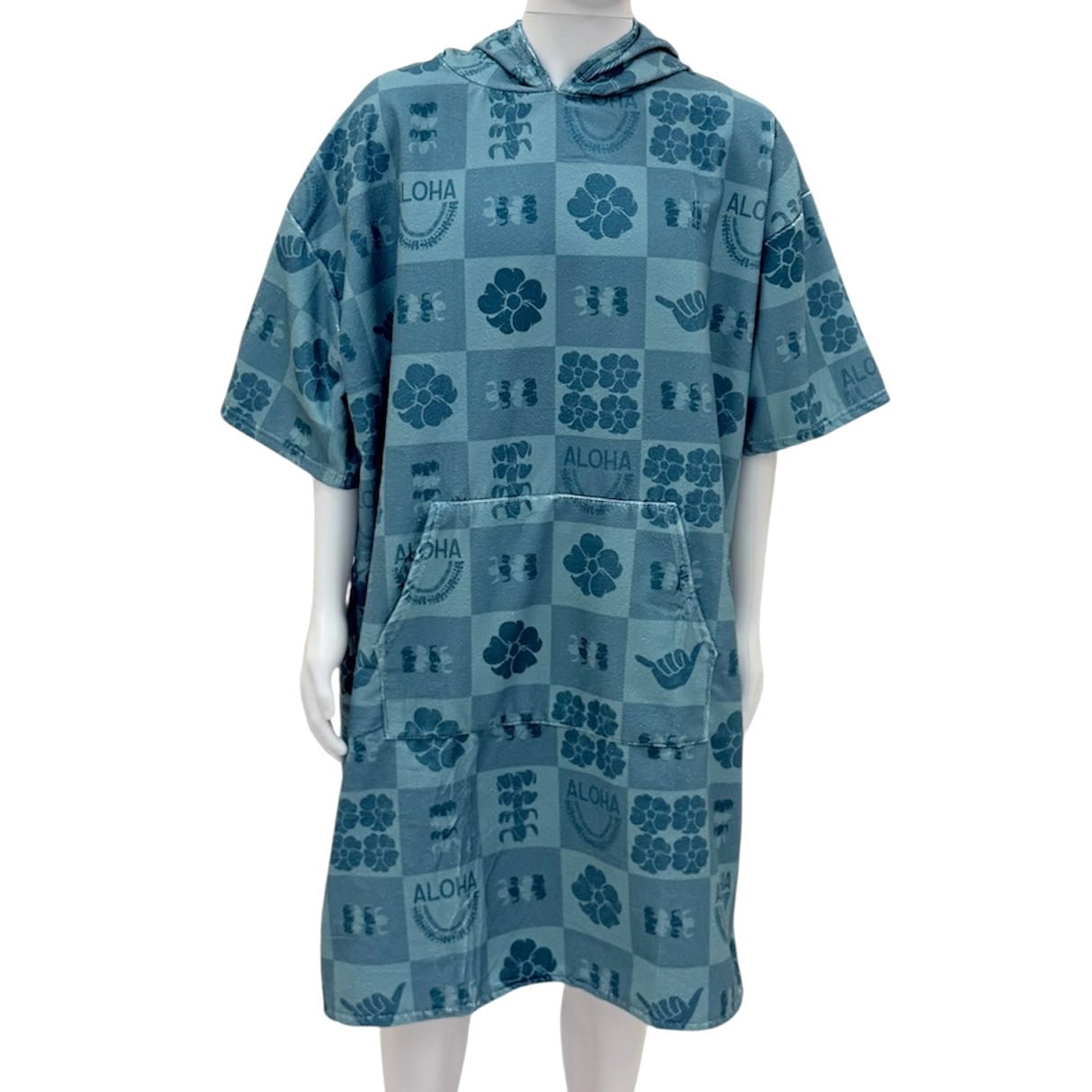 Adult Aloha Puakenikeni Hooded Towel - Sweet Sweet Honey Hawaii