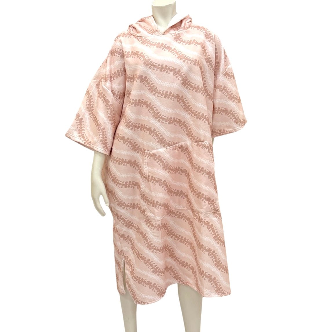 Adult Sandy Lei Puakenikeni Hooded Towel - Sweet Sweet Honey Hawaii