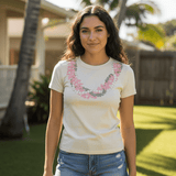 Aloha Lei Cream Baby Tee - Sweet Sweet Honey Hawaii