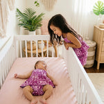 Berry Heirloom Thin strap Onesie - Sweet Sweet Honey Hawaii