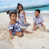 Black Palm Off the Shoulder Onesie - Sweet Sweet Honey Hawaii