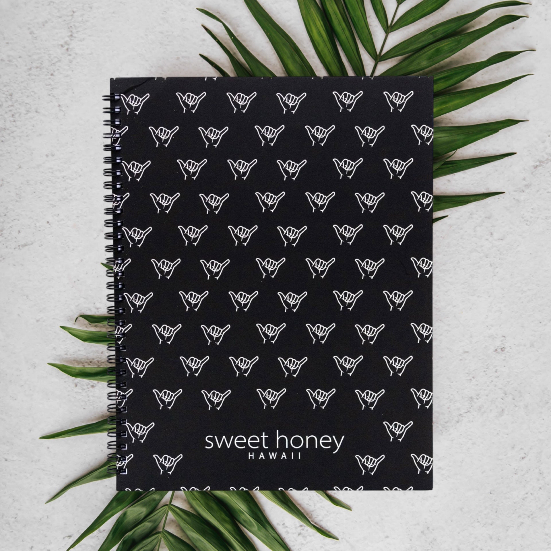 Black Shaka Notebook - Sweet Sweet Honey Hawaii