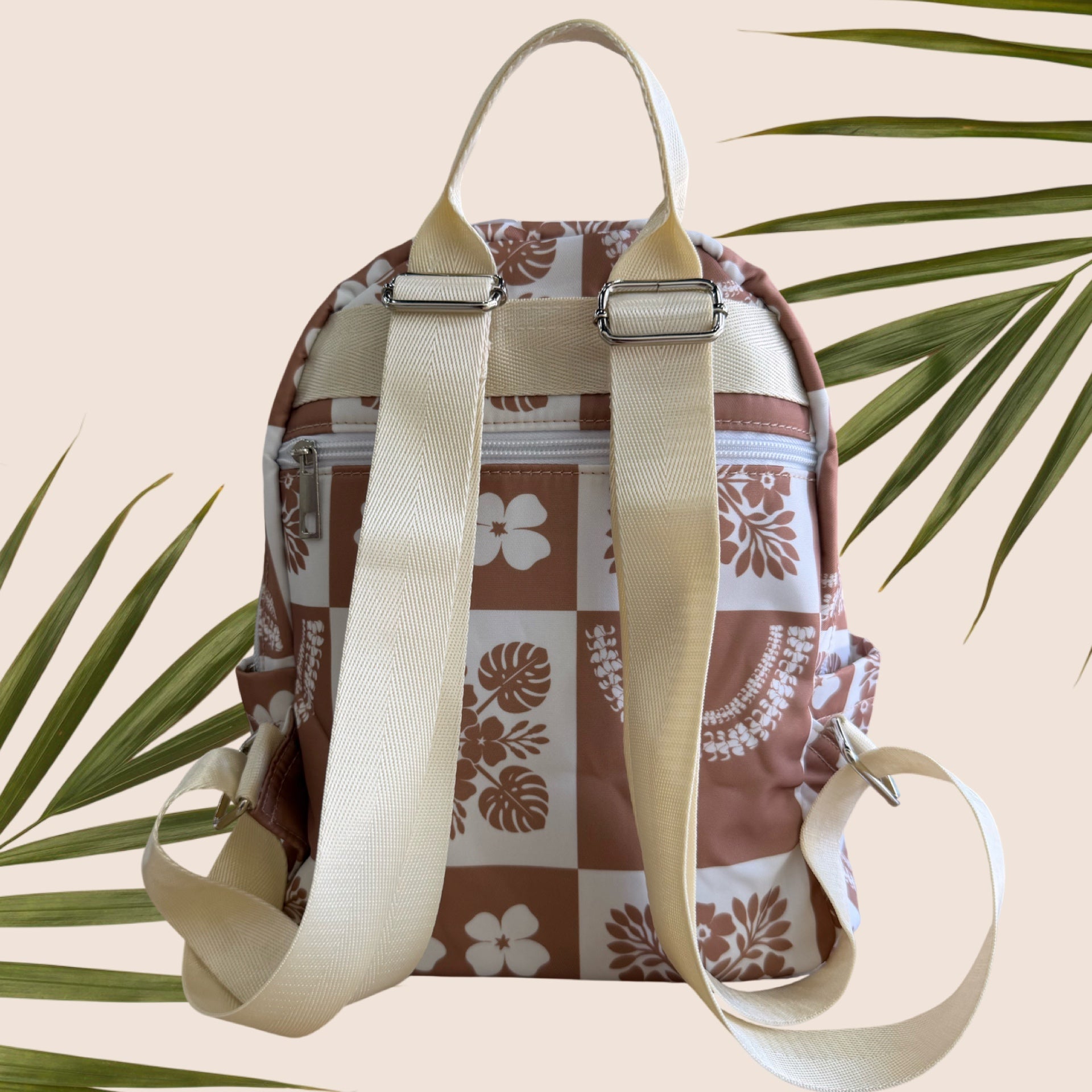 Brown Ho'opili Mini Backpack - Sweet Sweet Honey Hawaii
