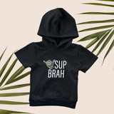 Camo Sup Brah Black Hooded Shirt - Sweet Sweet Honey Hawaii