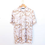 Desert Camo Kingdom Men's Collared Shirt - Sweet Sweet Honey Hawaii