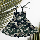 Emery Dress |Camo Monstera - Sweet Sweet Honey Hawaii