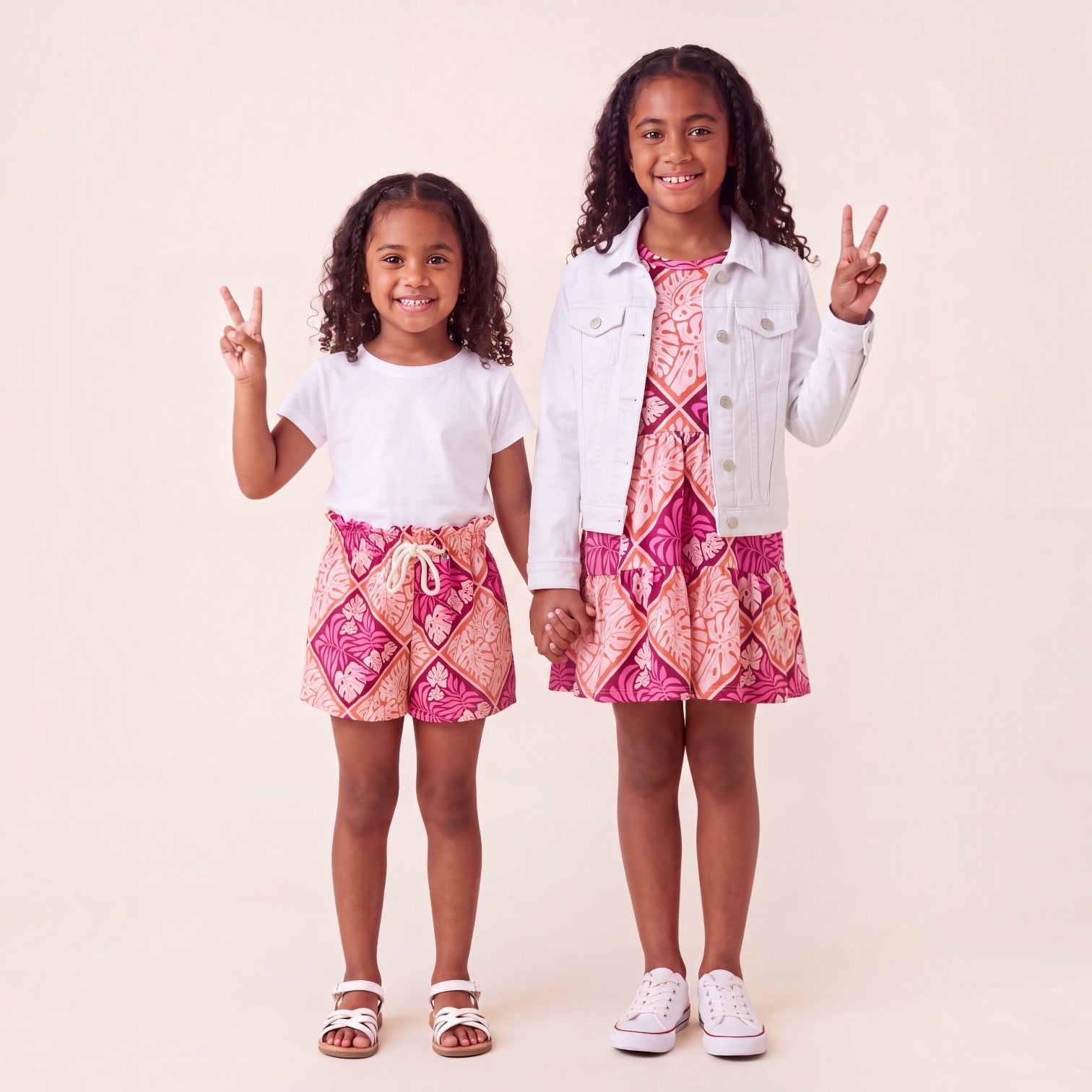 Girl's Island Blush Shorts - Sweet Sweet Honey Hawaii