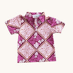 Island Blush Boys collared shirt - Sweet Sweet Honey Hawaii