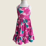 Island Pink Hibiscus Mila Dress - Sweet Sweet Honey Hawaii