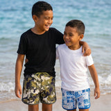Island Stag Camo Boys Boardies - Sweet Sweet Honey Hawaii
