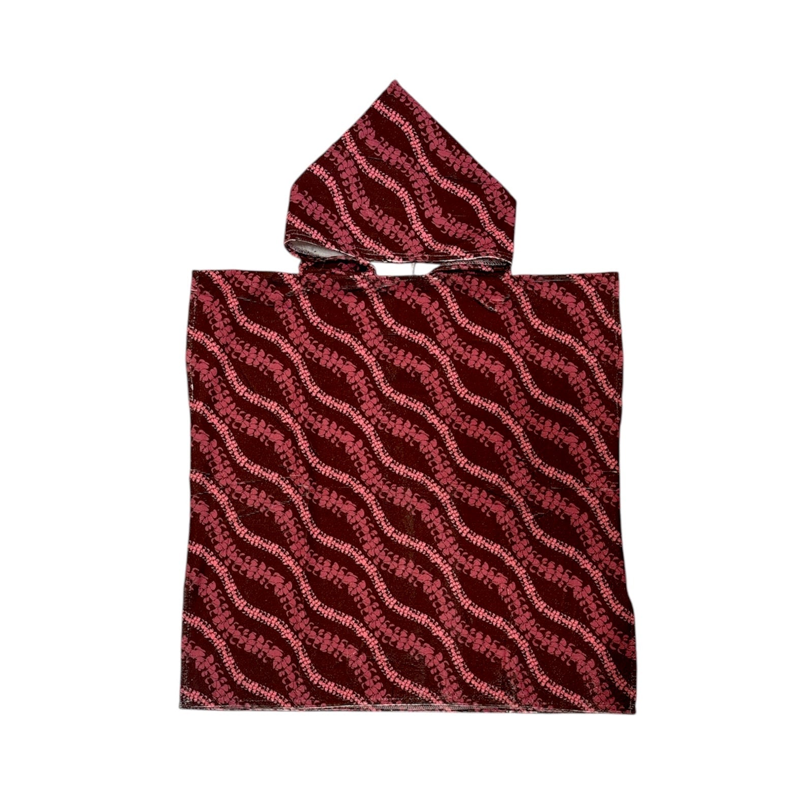 Kid's Brown Lei Puakenikeni Hooded Towel - Sweet Sweet Honey Hawaii