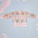 Kid's Pink Sands Heirloom Crewneck Sweater - Sweet Sweet Honey Hawaii