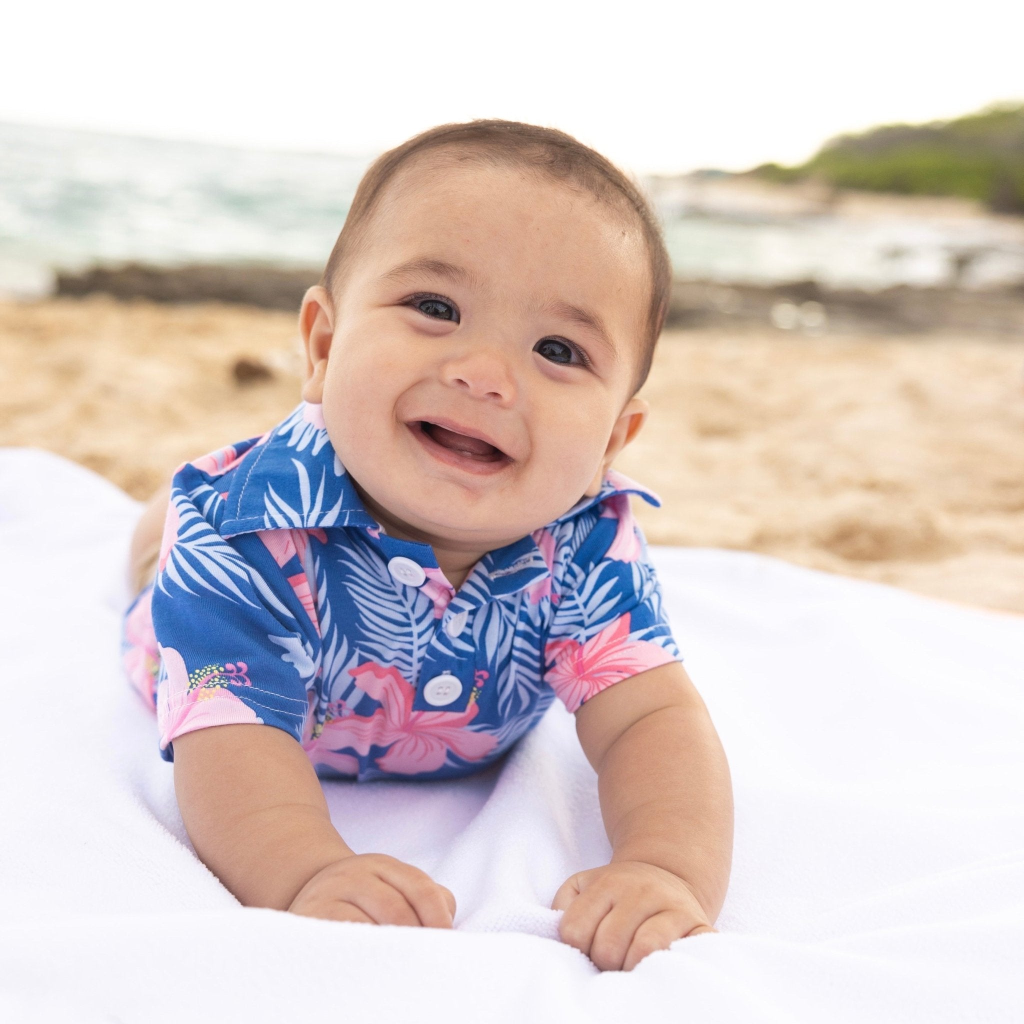 Leilani Collared Shirt - Sweet Sweet Honey Hawaii