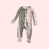 Leopard Hibiscus Baby Pajama - Sweet Sweet Honey Hawaii