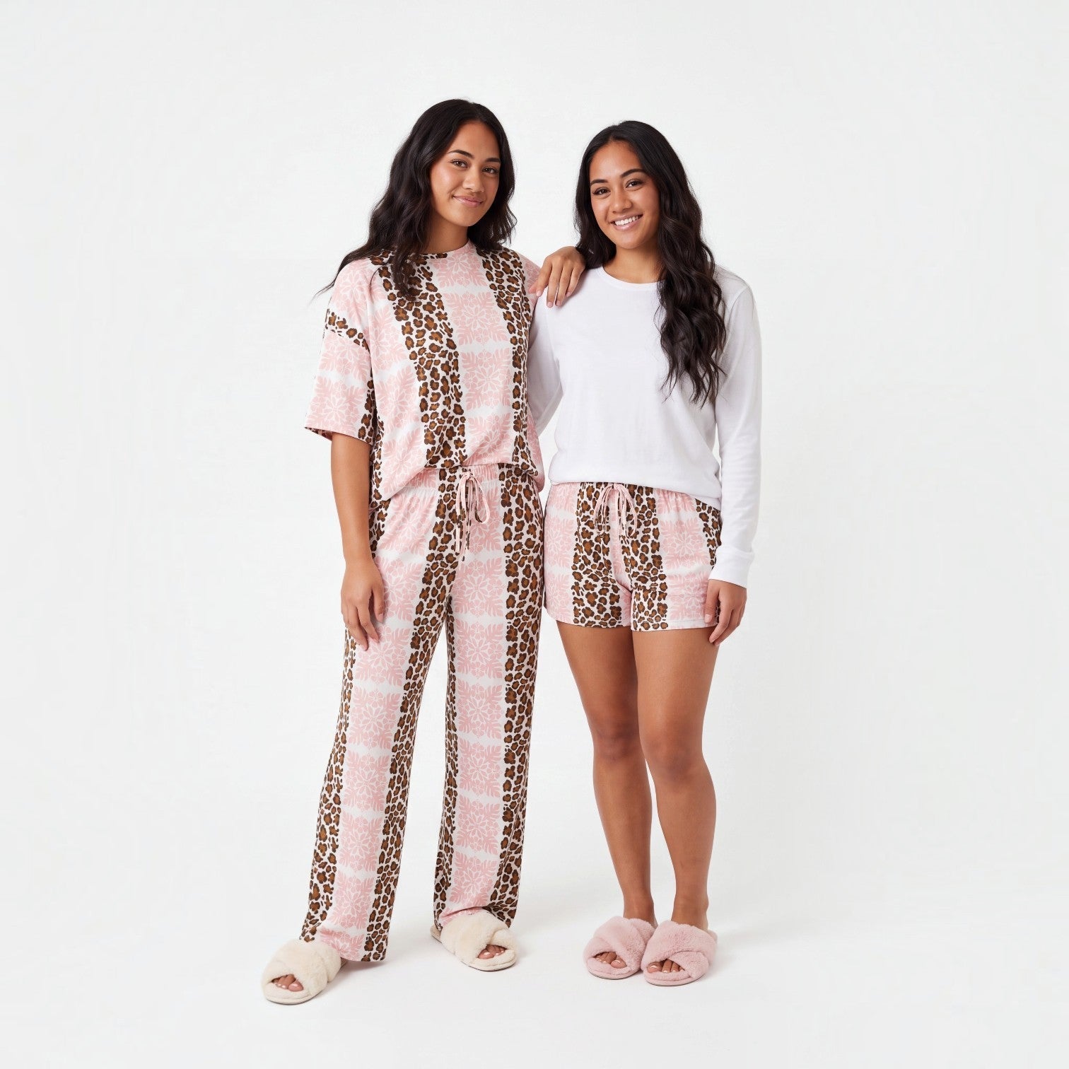 Leopard Hibiscus Womens Flowy Pant - Sweet Sweet Honey Hawaii