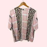 Leopard Hibiscus Womens Tee - Sweet Sweet Honey Hawaii