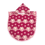 Magenta Kanani Pom Pom Hooded Towel - Sweet Sweet Honey Hawaii