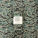 Mahi Mahi Green Camo Swaddle Blanket - Sweet Sweet Honey Hawaii