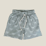 Olive Green shaka Boy's Shorts - Sweet Sweet Honey Hawaii