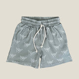 Olive Green shaka Boy's Shorts - Sweet Sweet Honey Hawaii