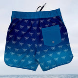 Shaka Blue Ombre Boys Boardies