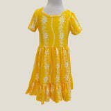 Yellow Tiare lei tee Dress