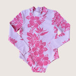 Pink Mauna Lani Long Sleeve Swimsuit - Sweet Sweet Honey Hawaii