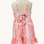 Pink/White Hibiscus Quilt Mila Dress - Sweet Sweet Honey Hawaii