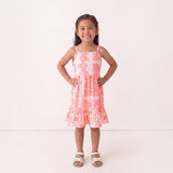 Pink/White Hibiscus Quilt Mila Dress - Sweet Sweet Honey Hawaii