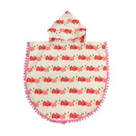Pua lei Pom Pom Hooded Towel - Sweet Sweet Honey Hawaii