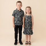 Sage Palm stella Dress - Sweet Sweet Honey Hawaii