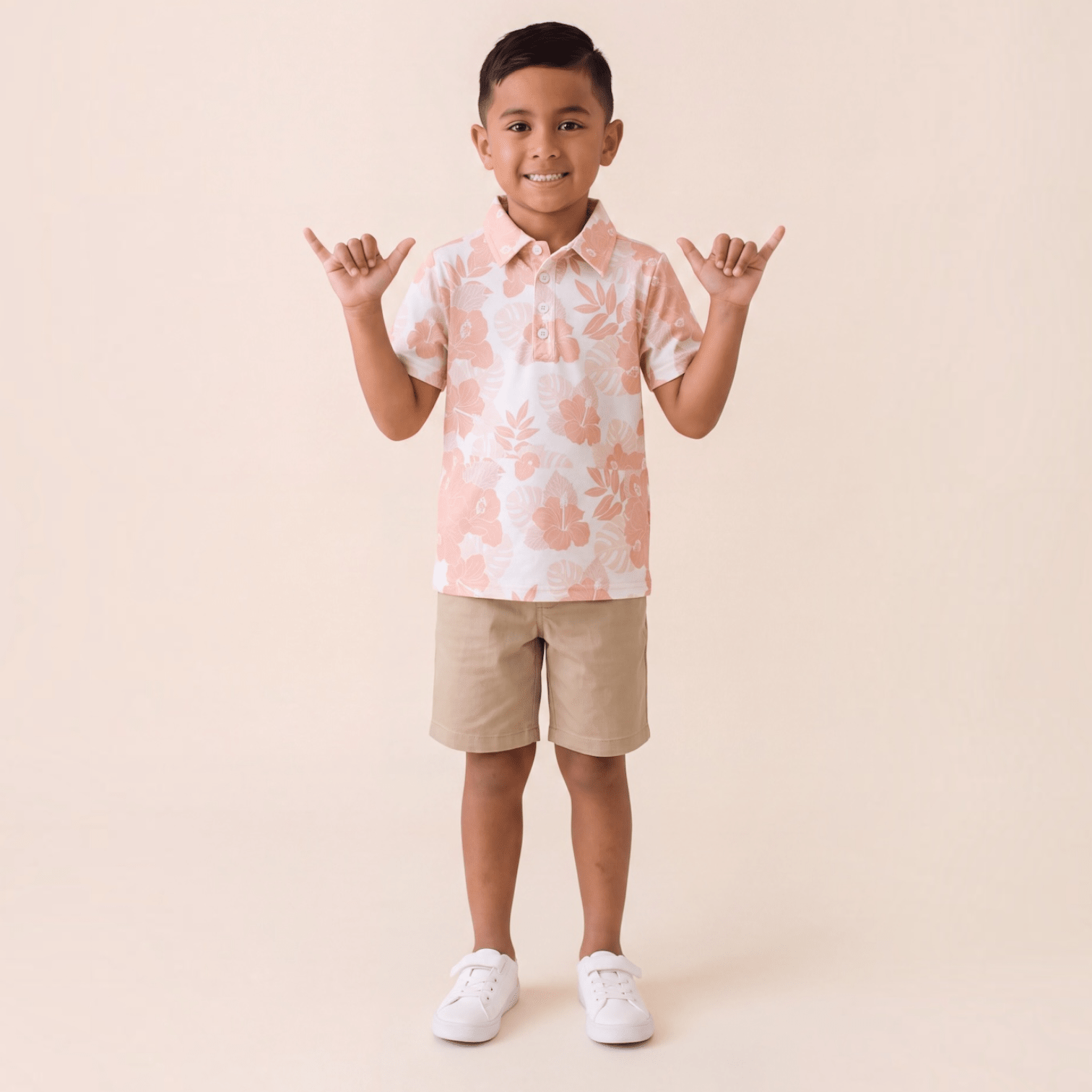 Sands of Wailea Collared Shirt - Sweet Sweet Honey Hawaii