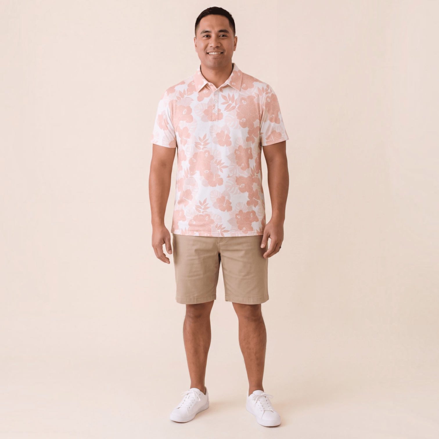 Sands Of Wailea Men's collared Shirt - Sweet Sweet Honey Hawaii