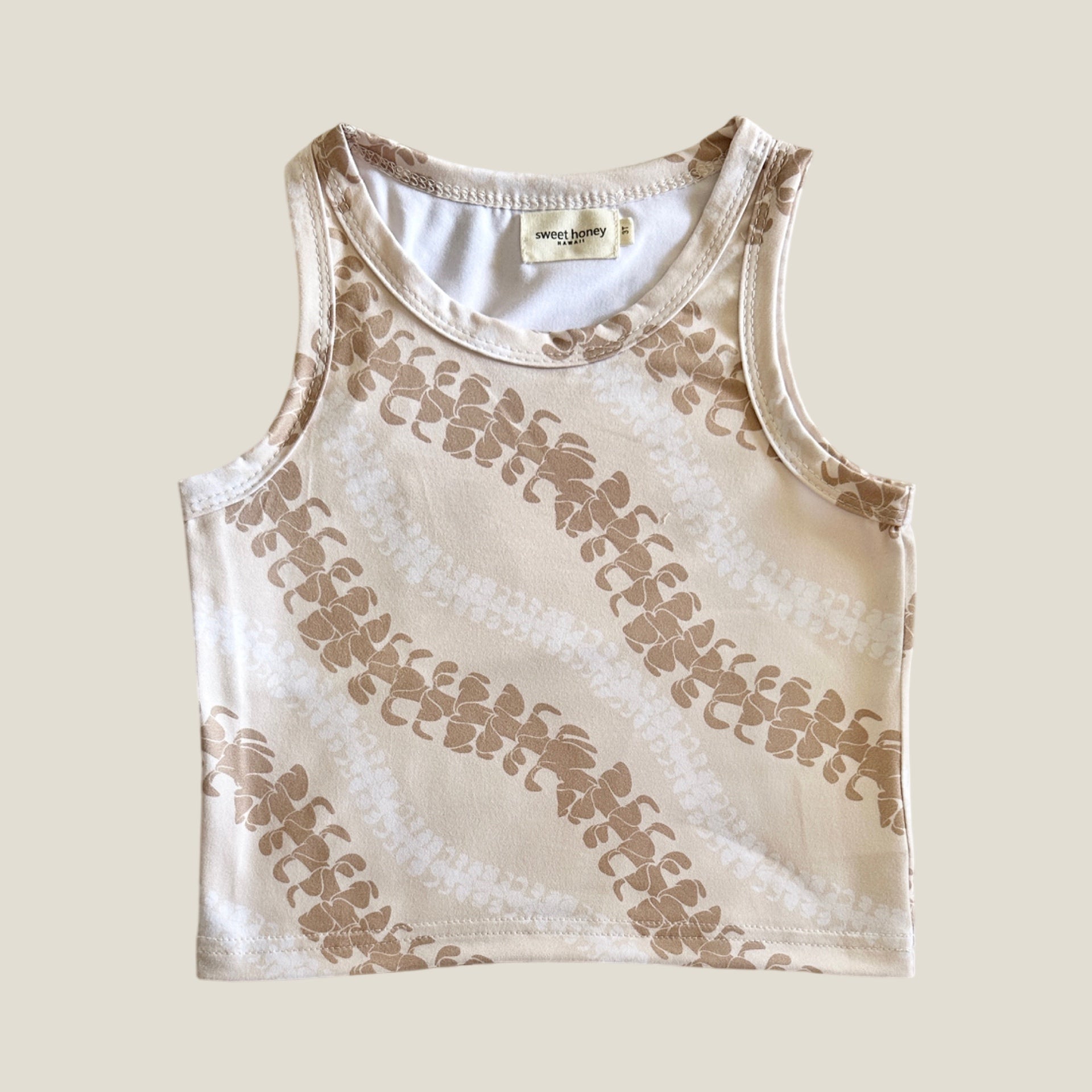Sandy Lei Puakenikeni Tank top - Sweet Sweet Honey Hawaii