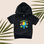Shave Ice Black French Terry Hooded Shirt - Sweet Sweet Honey Hawaii