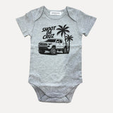 Shoot Da Cruz Grey Onesie - Sweet Sweet Honey Hawaii