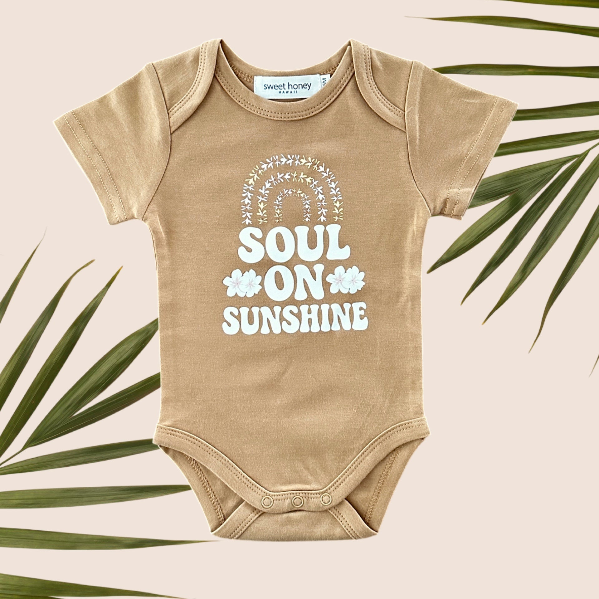 Soul on Sunshine Brown Onesie - Sweet Sweet Honey Hawaii