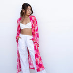 Sunset of Wailea Women's Kimono - Sweet Sweet Honey Hawaii