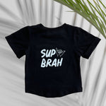 Sup Brah Black Tee W/Pocket - Sweet Sweet Honey Hawaii