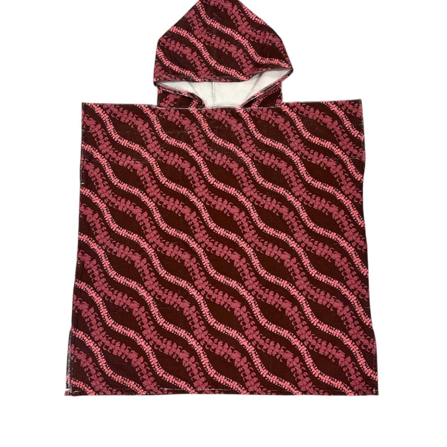 Teen Brown Lei Puakenikeni Hooded Towel - Sweet Sweet Honey Hawaii