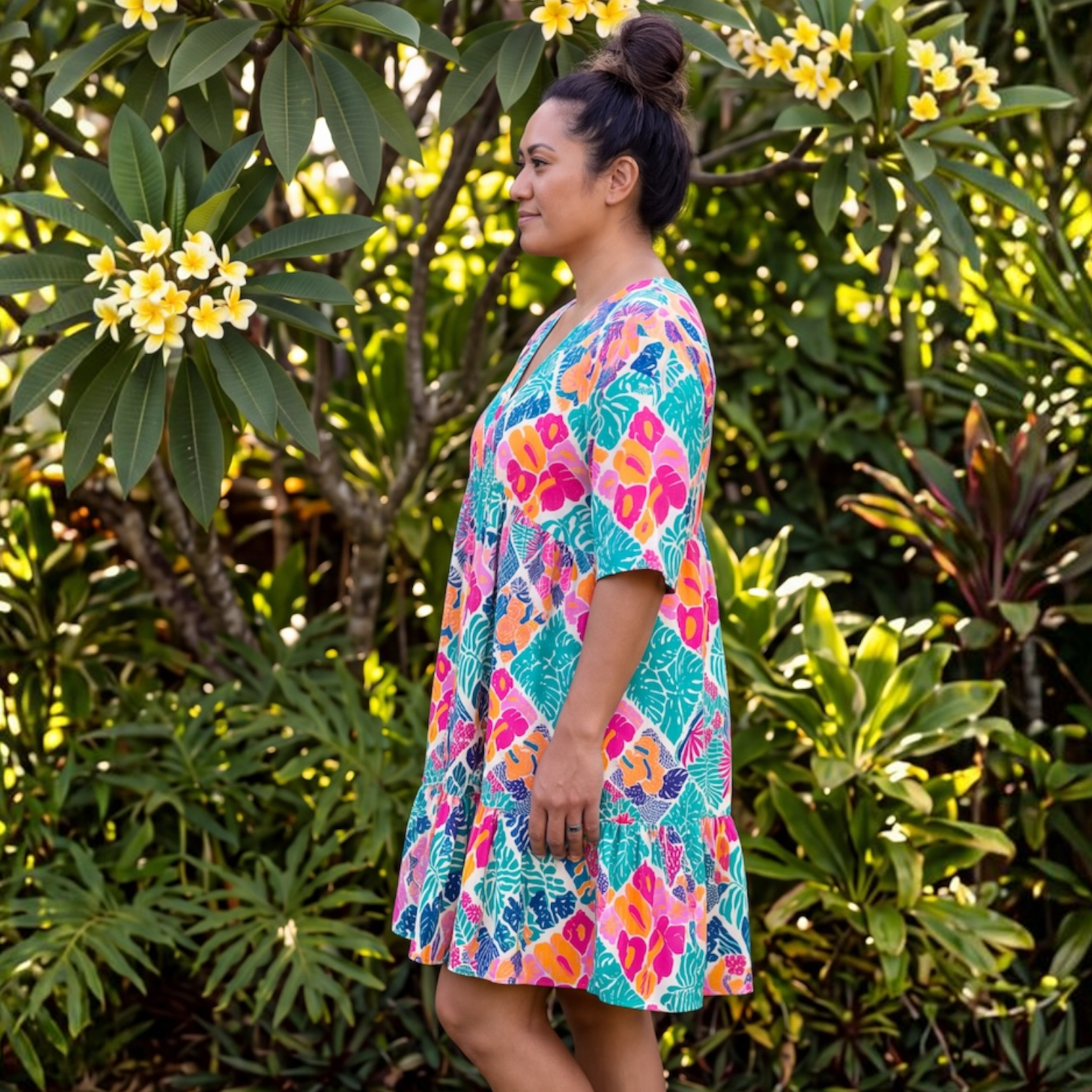 Tropical Muse Sammy Dress - Sweet Sweet Honey Hawaii