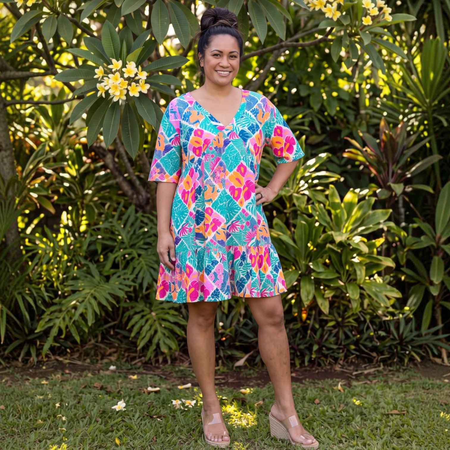 Tropical Muse Sammy Dress - Sweet Sweet Honey Hawaii