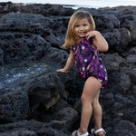 Tropical Night Flutter onesie - Sweet Sweet Honey Hawaii